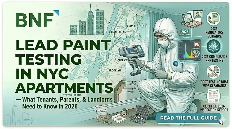 Lead Paint Testing in NYC Apartments — What Tenants, Parents, and Landlords Need to Know in 2026