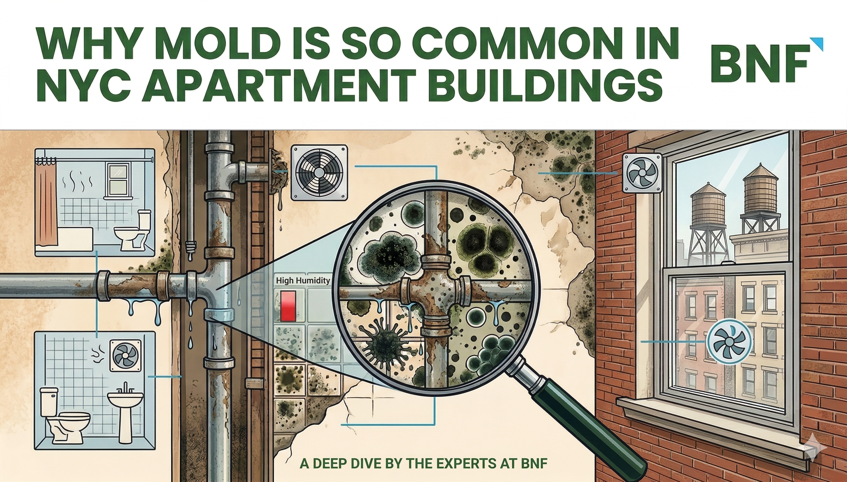 Why Mold Is So Common in NYC Apartment Buildings