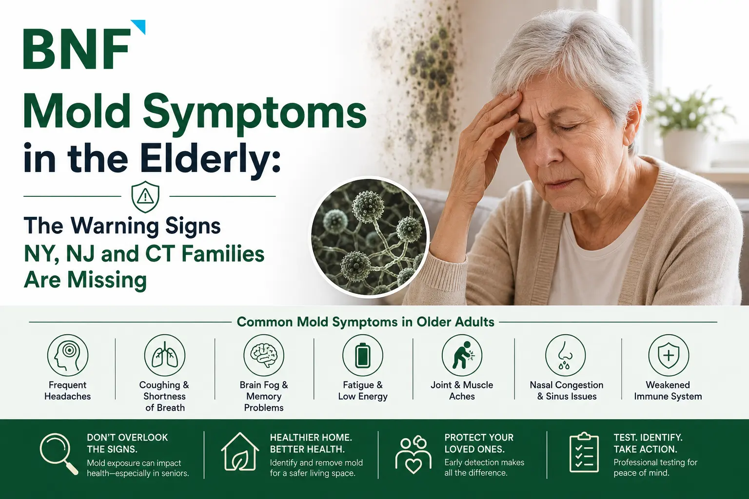 Mold Symptoms in the Elderly: Signs NY NJ CT Families Miss
