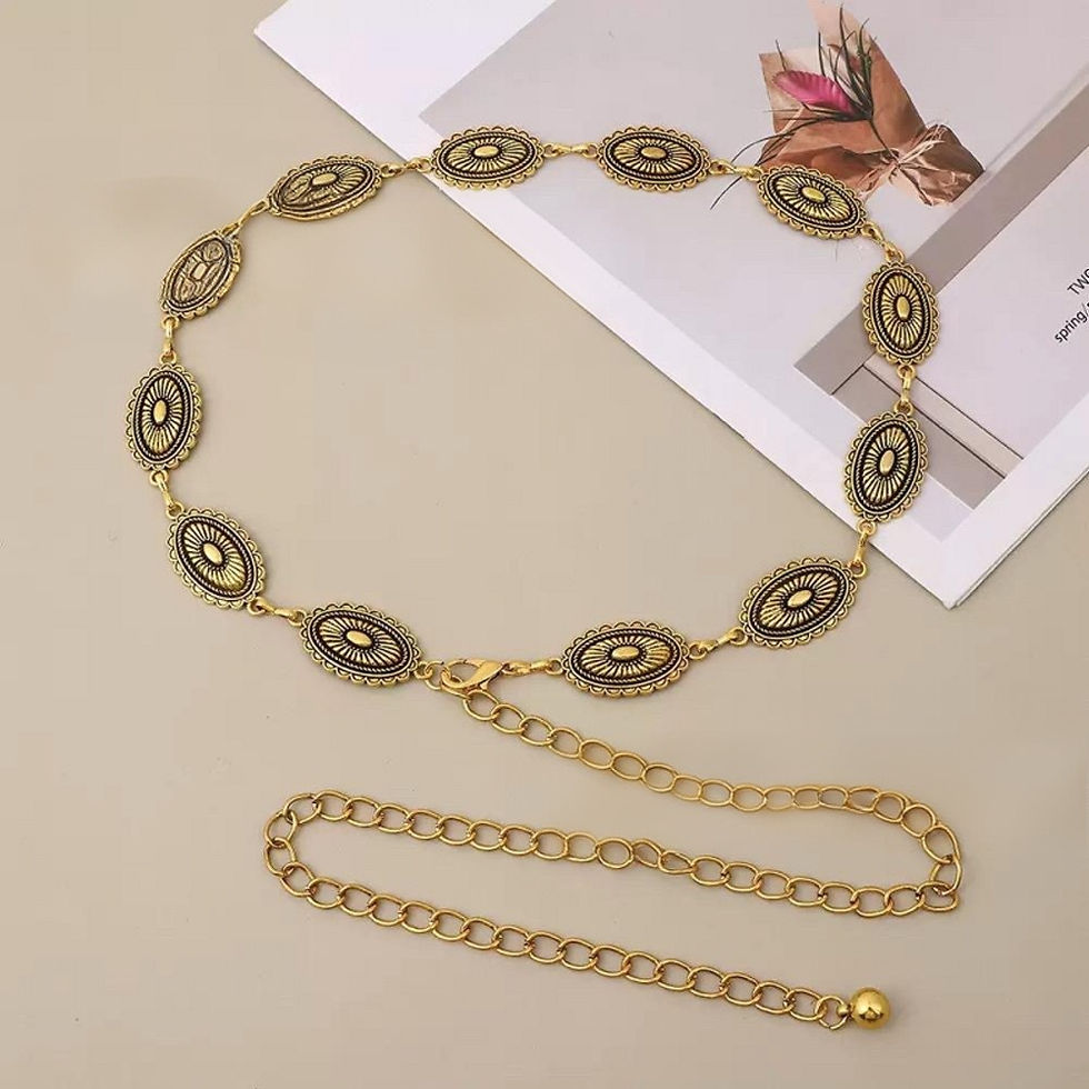 Miniatura: 1Pc New Ethnic style waist chain accessories Bohemian versatile belt women's dre