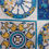 Thumbnail: Pillow Carretto Siciliano Blue