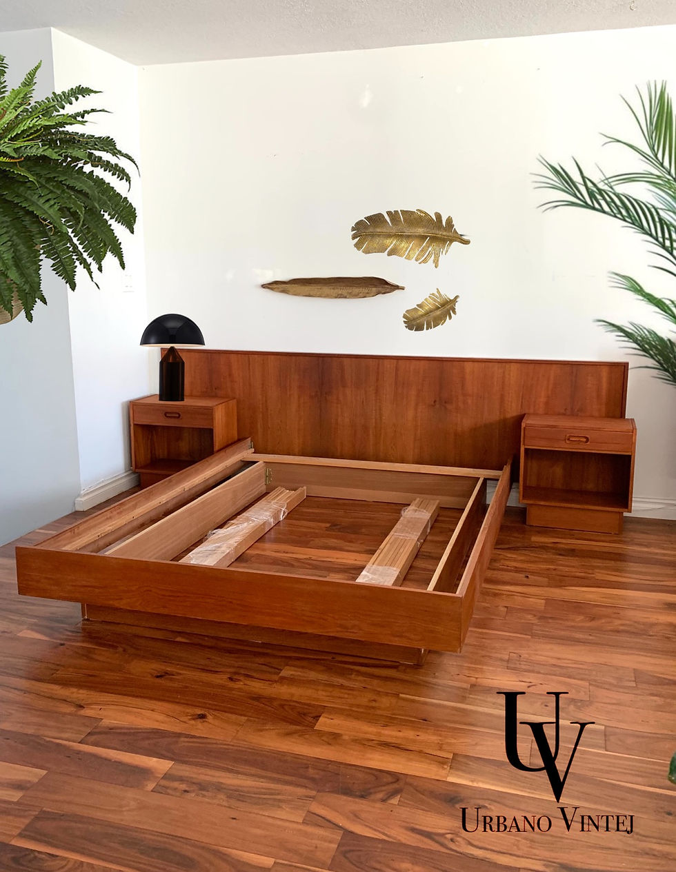 Mid Century Danish Queen Platform Bed