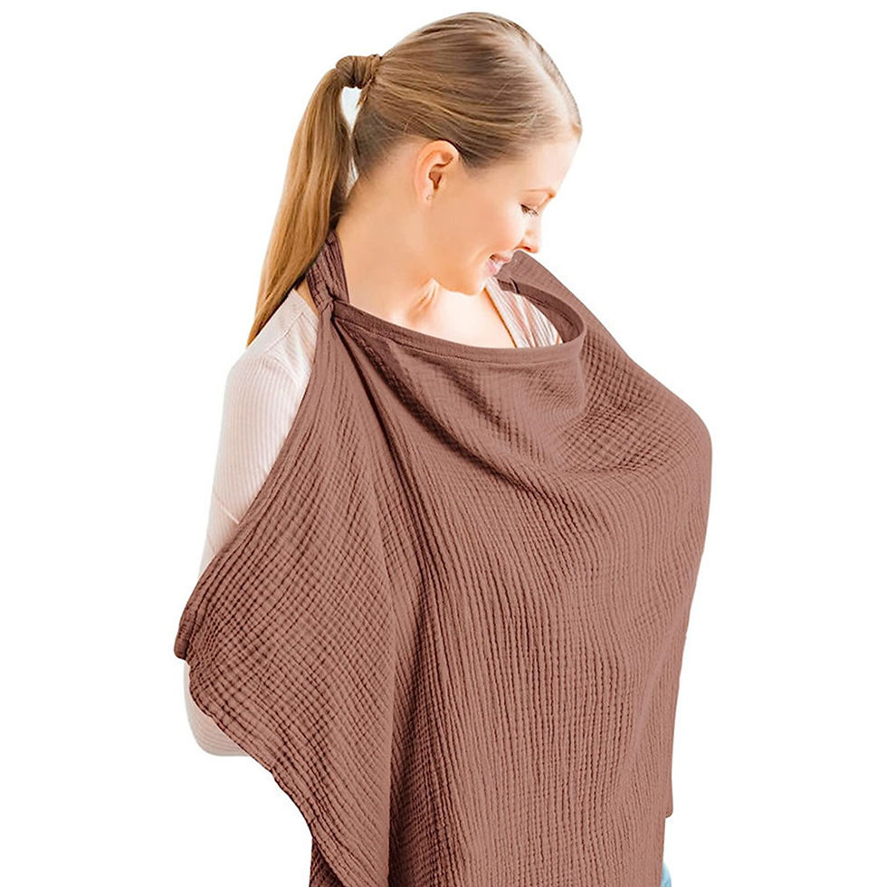 Thumbnail: Cross-Border Cotton Nursing Cover Shawl (Double Layer)