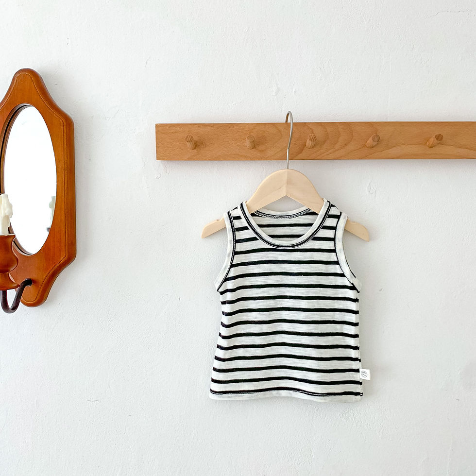 Thumbnail: Baby Stripes Sleeveless Vests for Toddlers and Infants