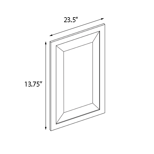Shaker White 5PC Decorative Wall Panel