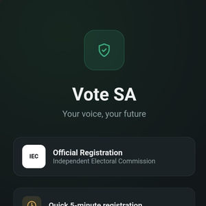 UI/UX Portfolio - Mobile Voting Website Mockup