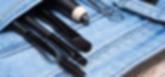 Eye Makeup Accessories in Jeans Pocket