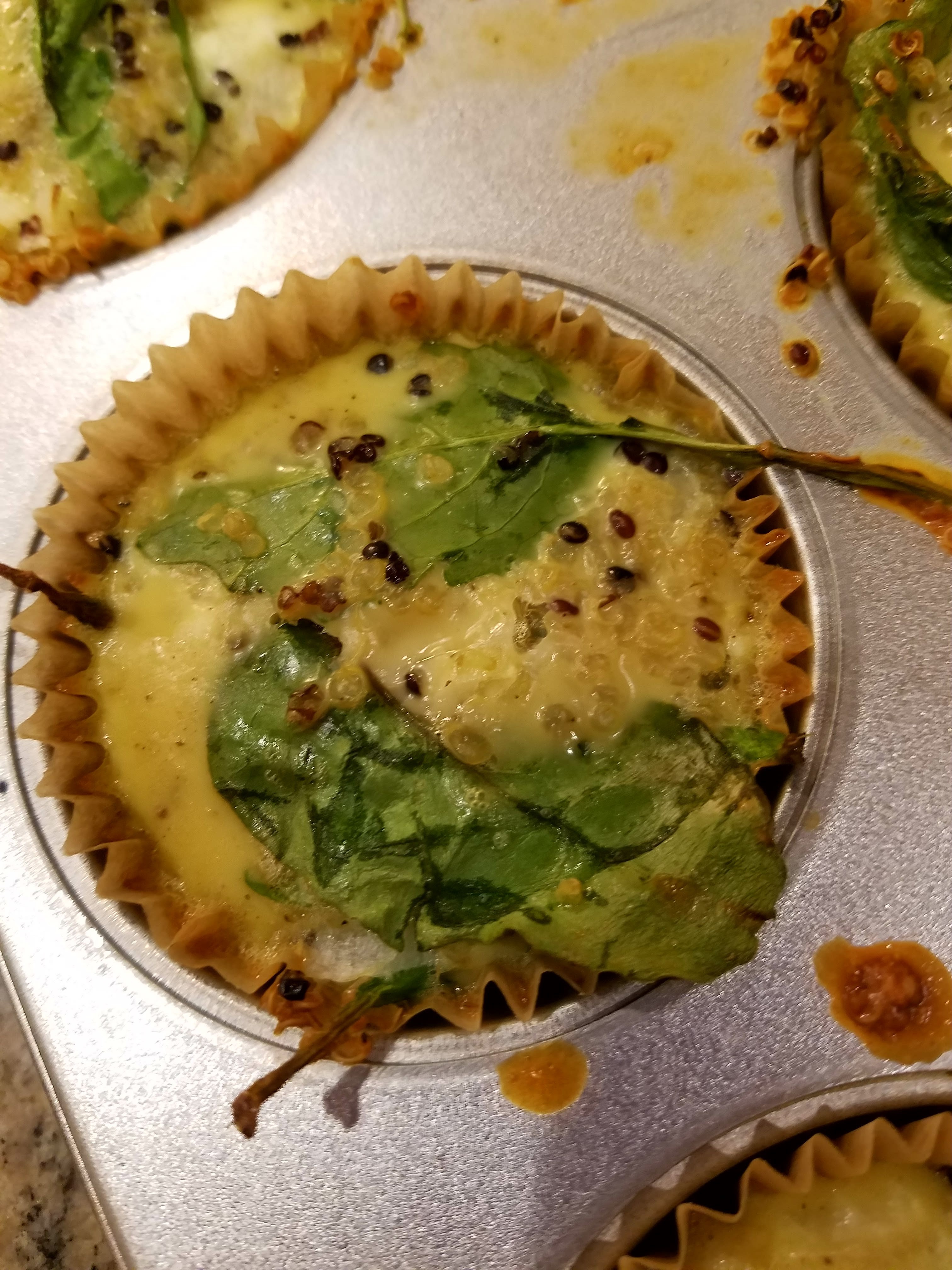 Egg quinoa 'muffin'