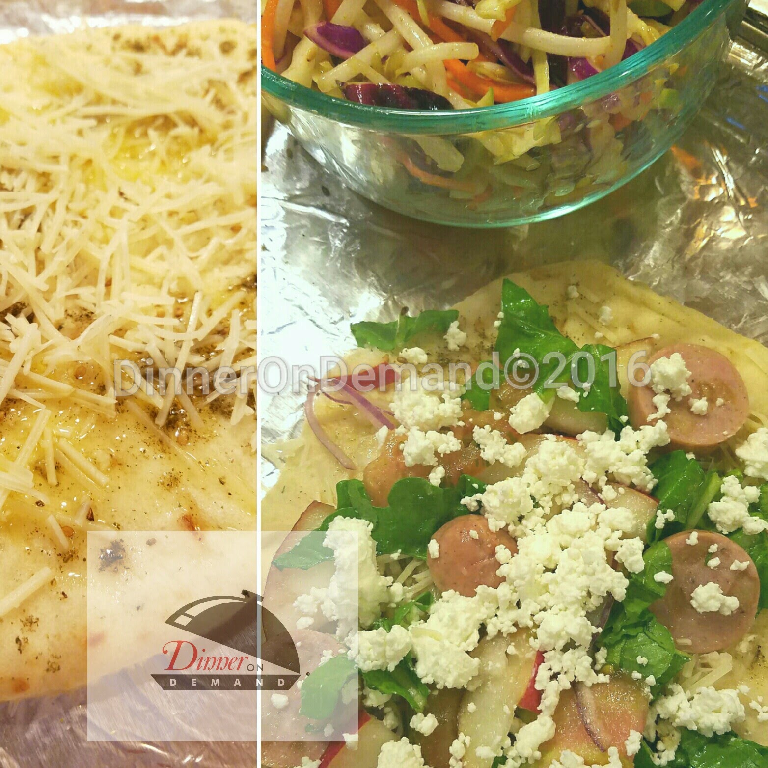 Za'atar Naan pizzas