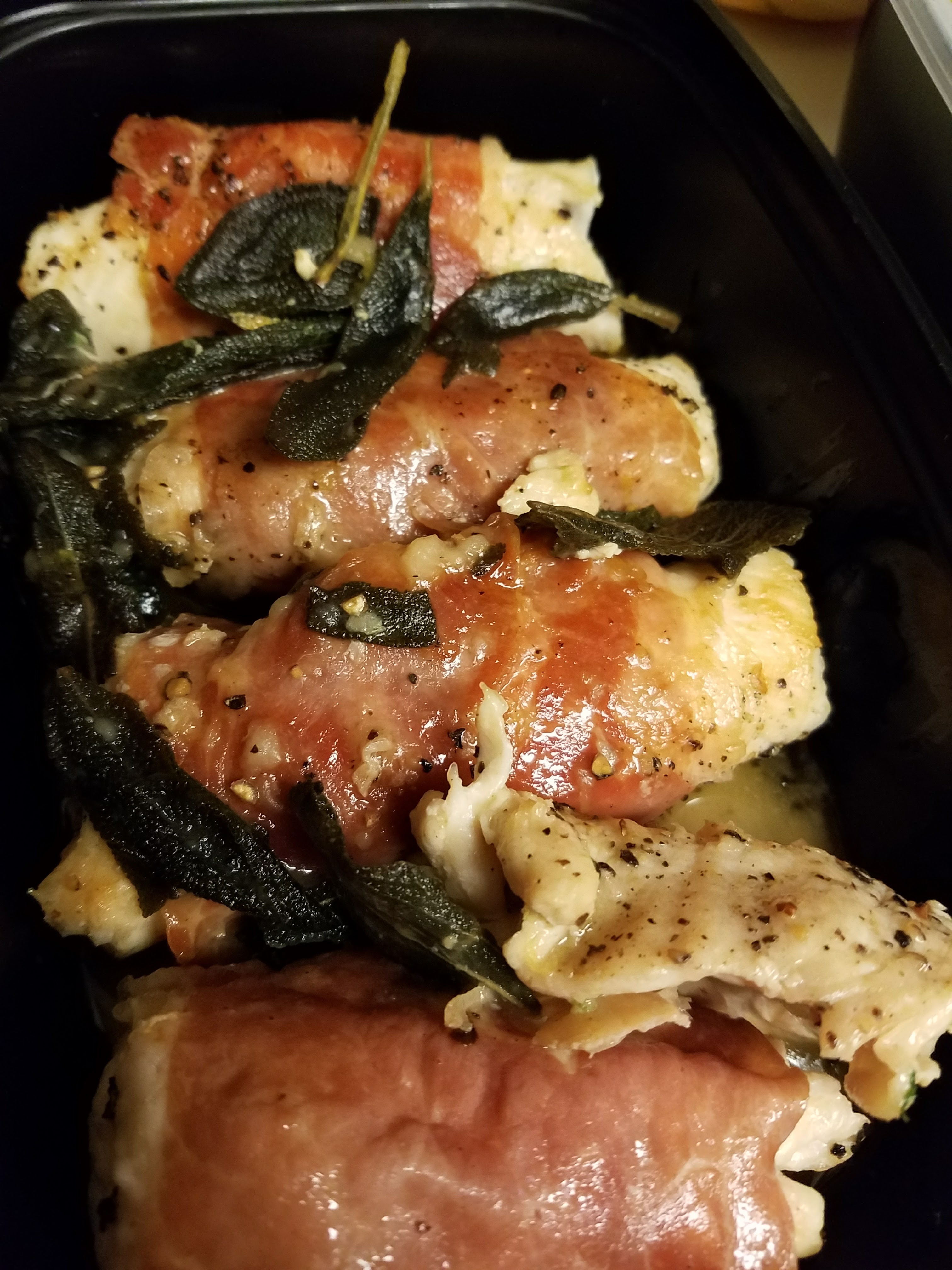 Chicken saltimbocca
