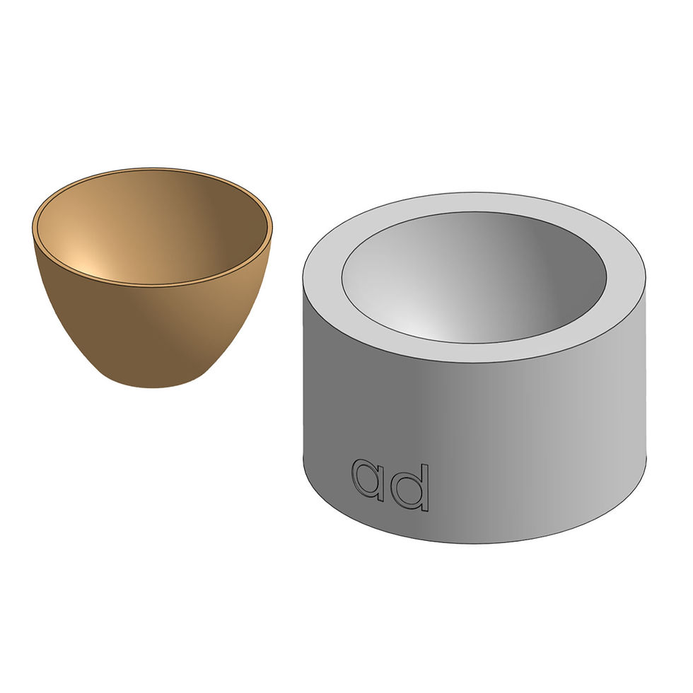 Thumbnail: Small tea cup slip casting mould P0305S