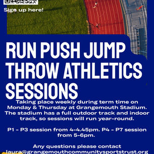 Run Push Jump Throw Athletics Sessions Promo