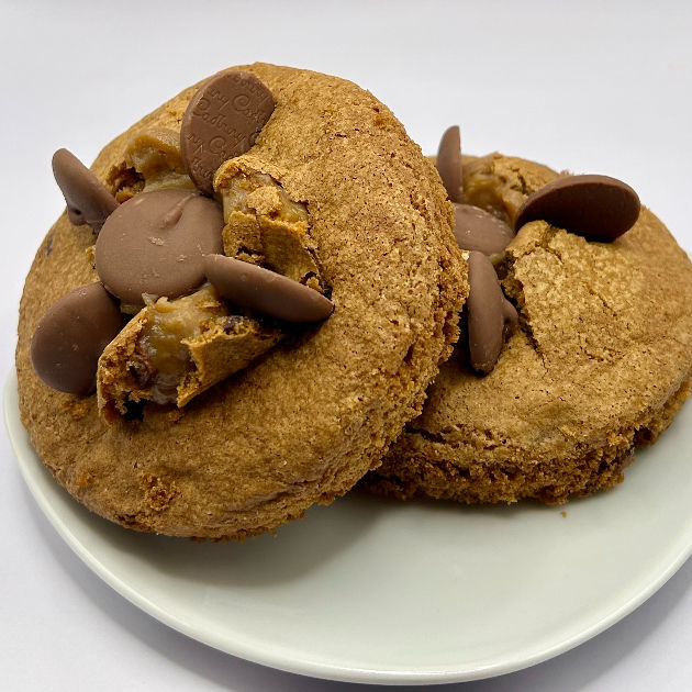 Milk Chocolate & Caramel Stuffed Cookies