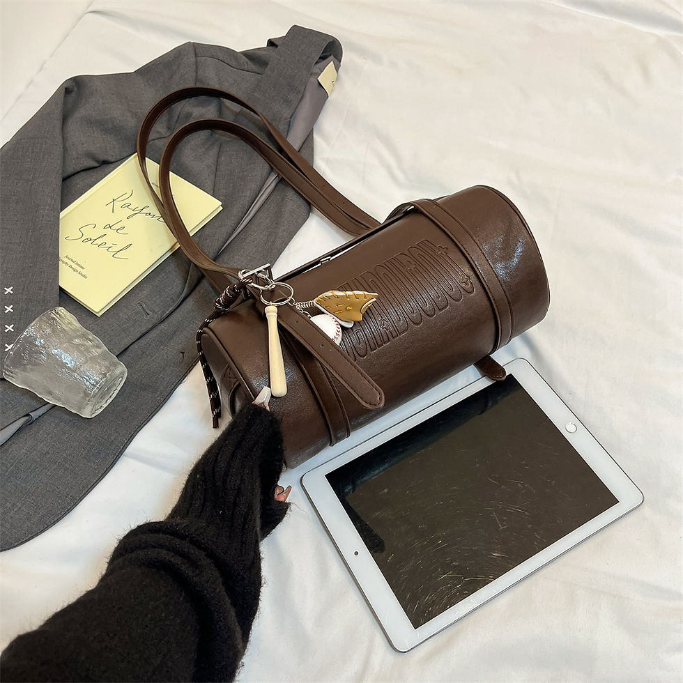 Thumbnail: Multifunctional Cylinder Shaped Shoulder Bag