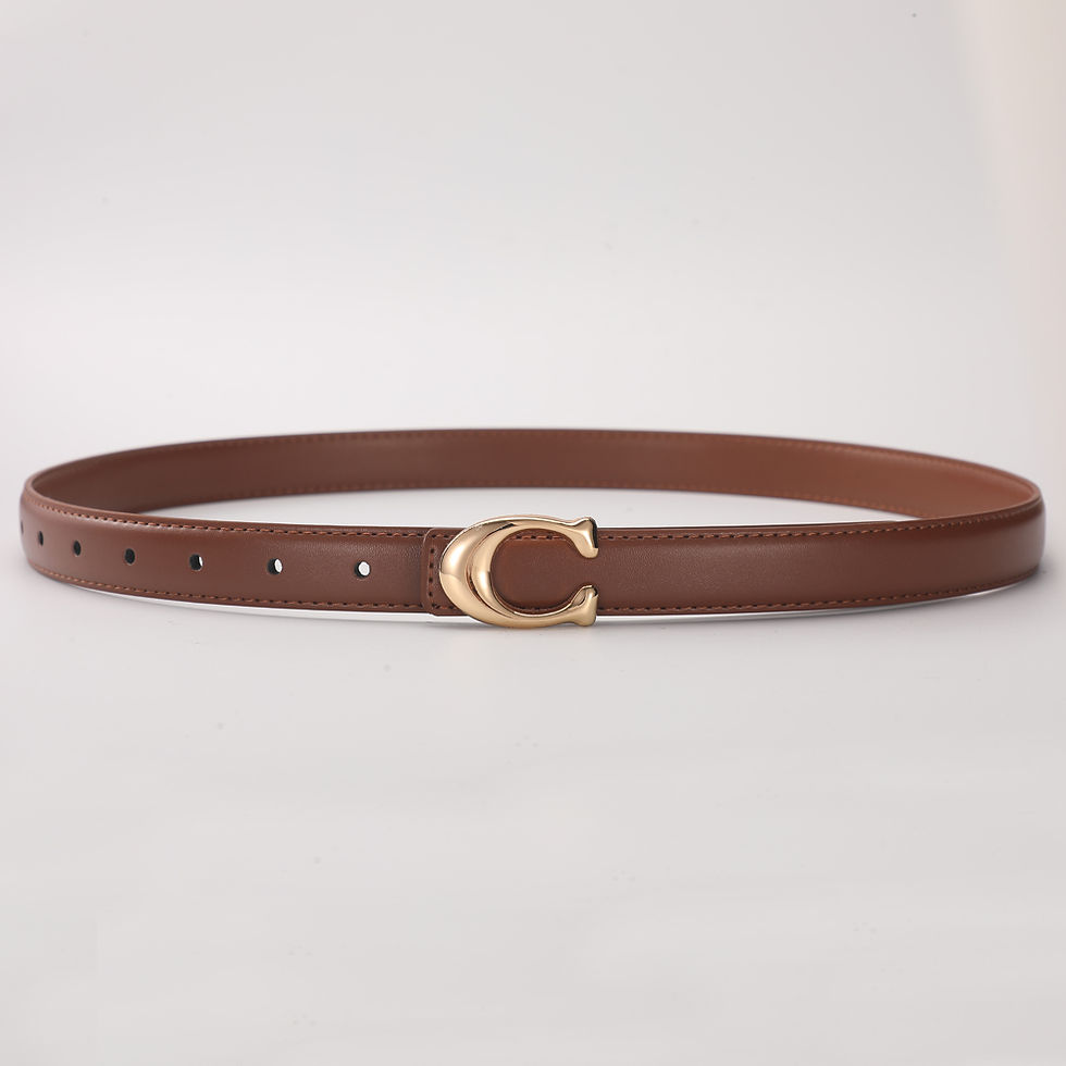 Thumbnail: Women's Fashionable Belt C-shaped Buckle
