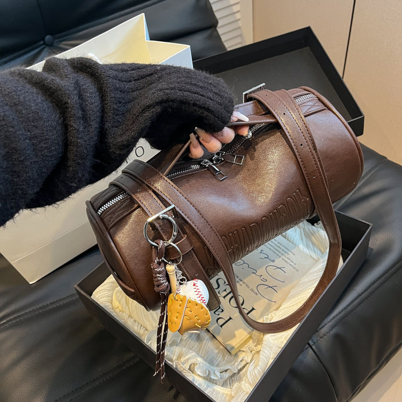Thumbnail: Multifunctional Cylinder Shaped Shoulder Bag