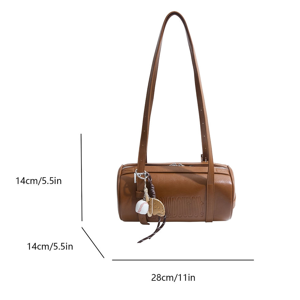 Thumbnail: Multifunctional Cylinder Shaped Shoulder Bag