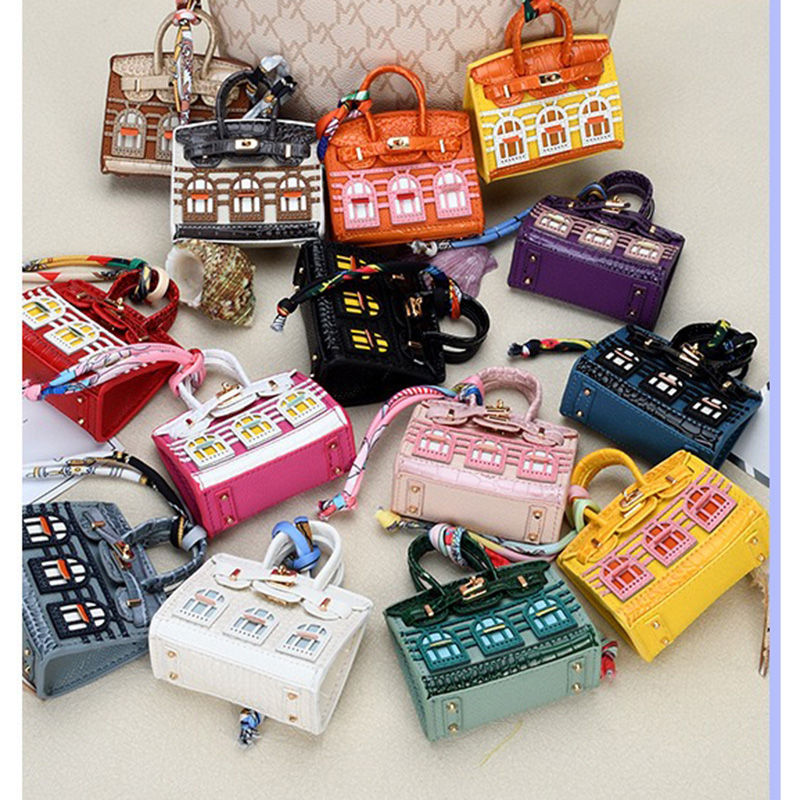 Mini BackpackHanging Creative House Headphone Bag For Airpods 4 3 Pro2 Galaxy Bu