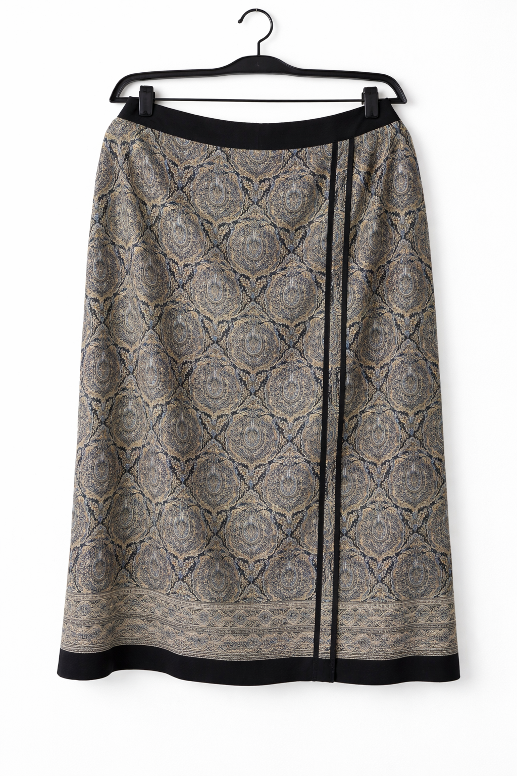 MM26 Black & Taupe Midi Skirt- Size M