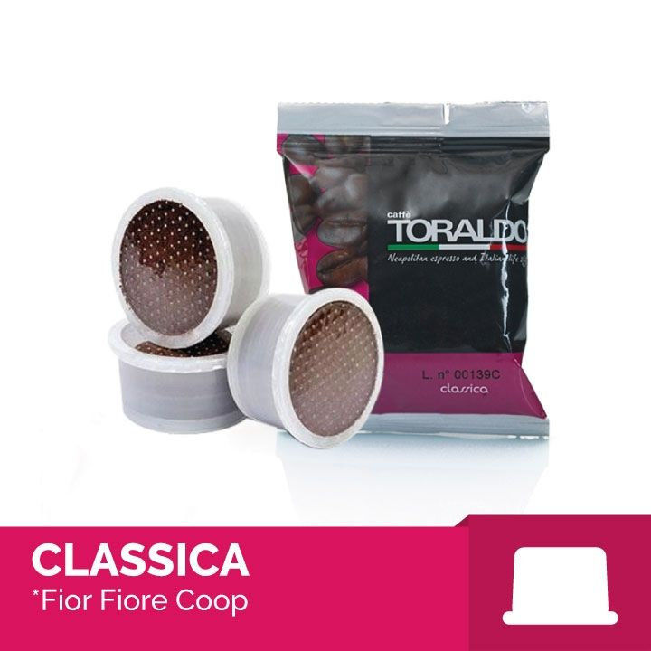100 CAPSULES DE CAFE CLASSIQUE TORRALDO COMPATIBLES LUI