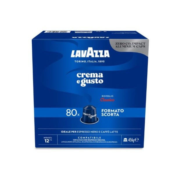 Miniature : pack 80 capsules de café Lavazza Gusto Classic compatibles Nespresso