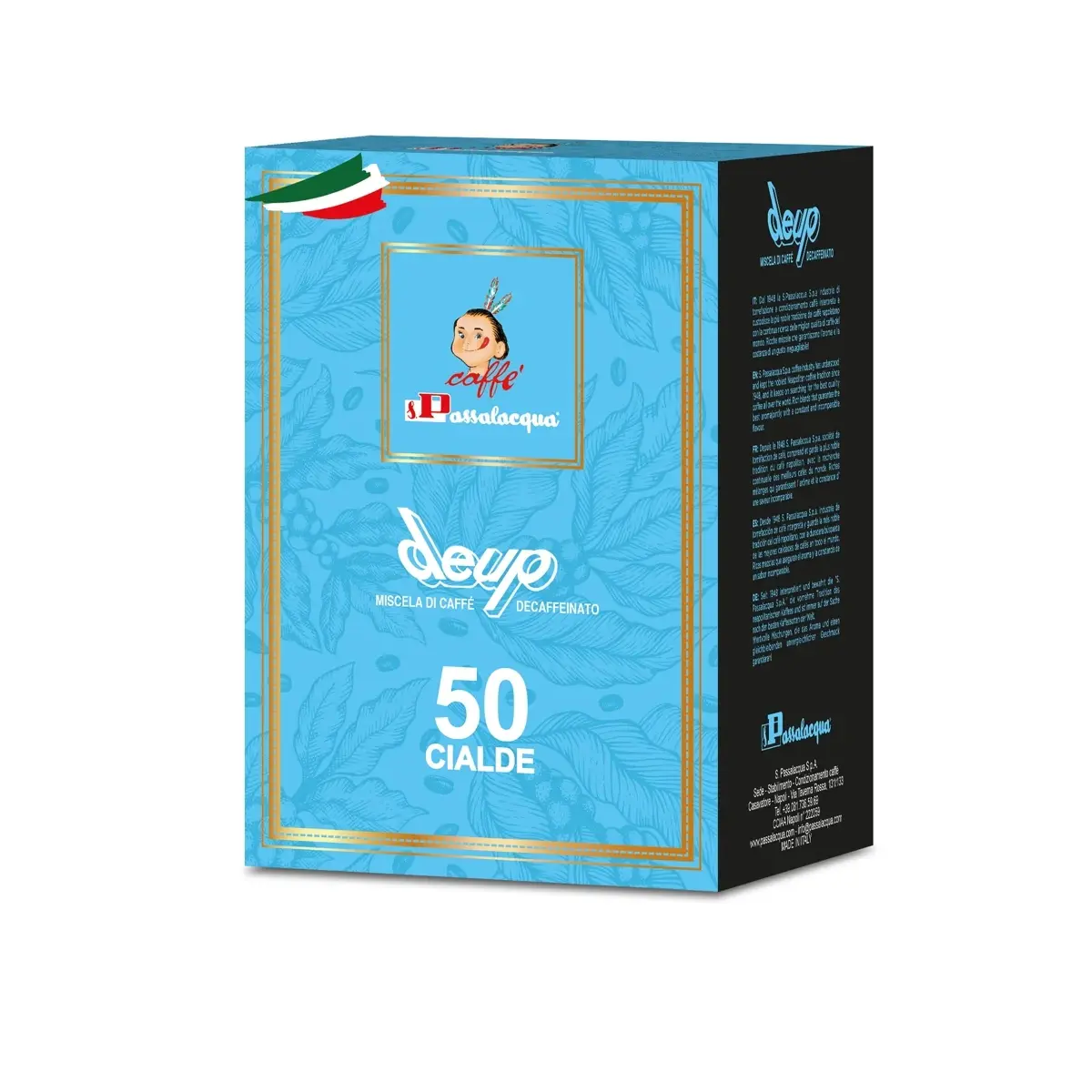 50 DOSETTES ESE DECAFEINEES PASSALACQUA