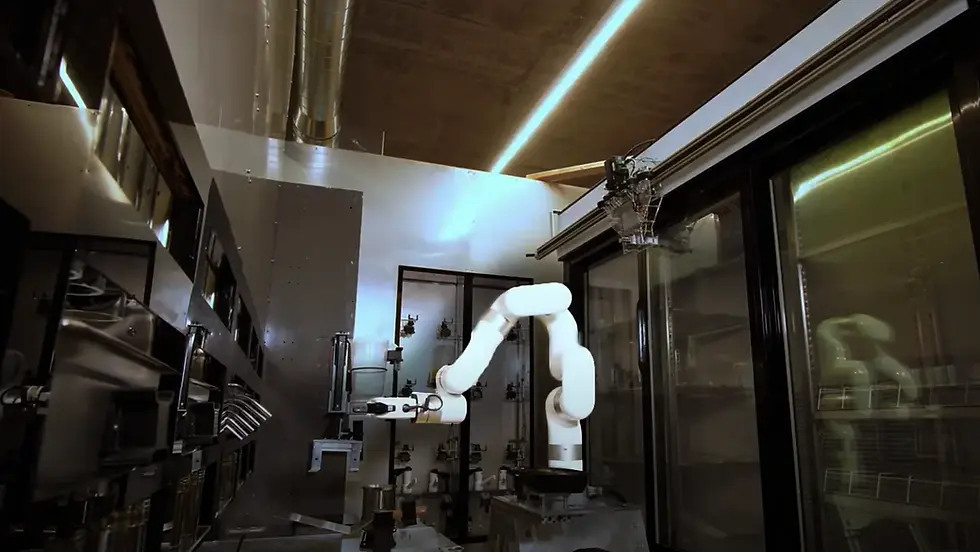 Ufactory robotic arm in kitchen setting
