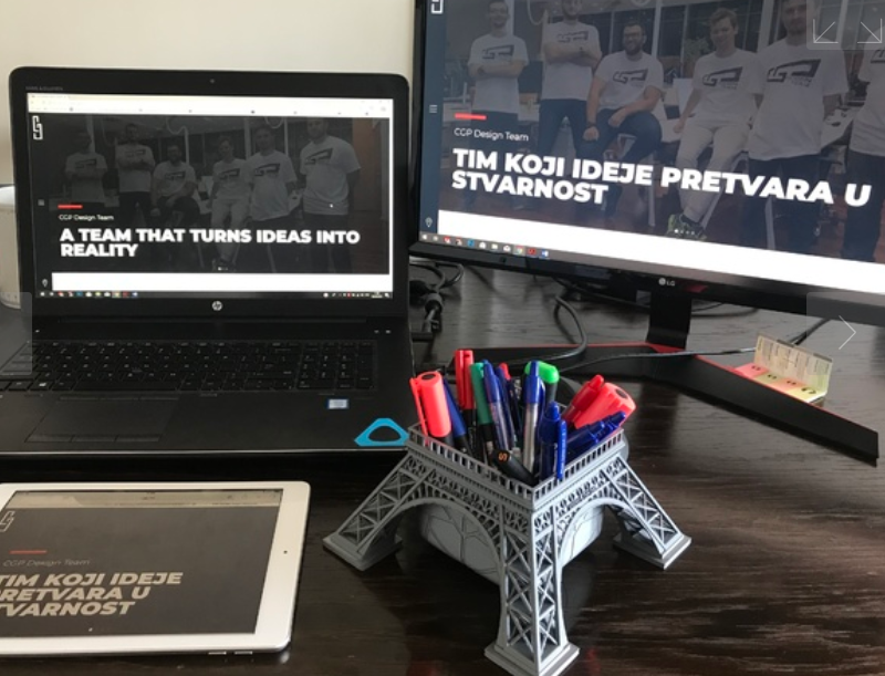 Thumbnail: Eiffel tower pen stand