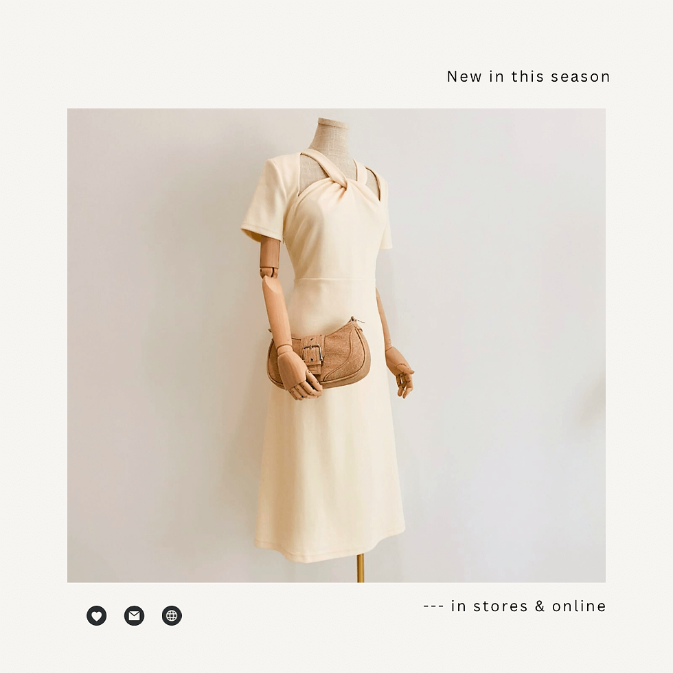 Thumbnail: IVORY WHIRL MIDI DRESS