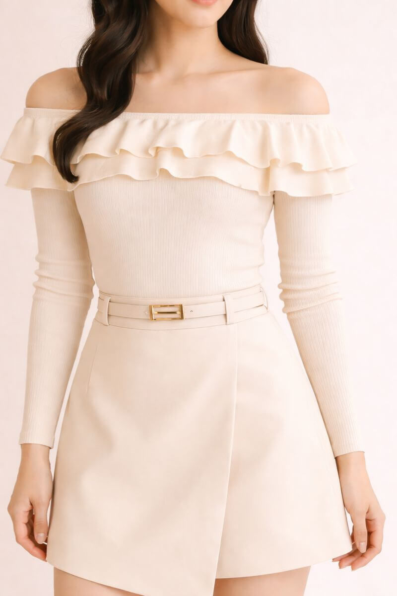 Thumbnail: SOFT RUFFLE WRAP SET