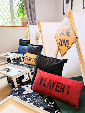 Gamer Themed sleepover tents