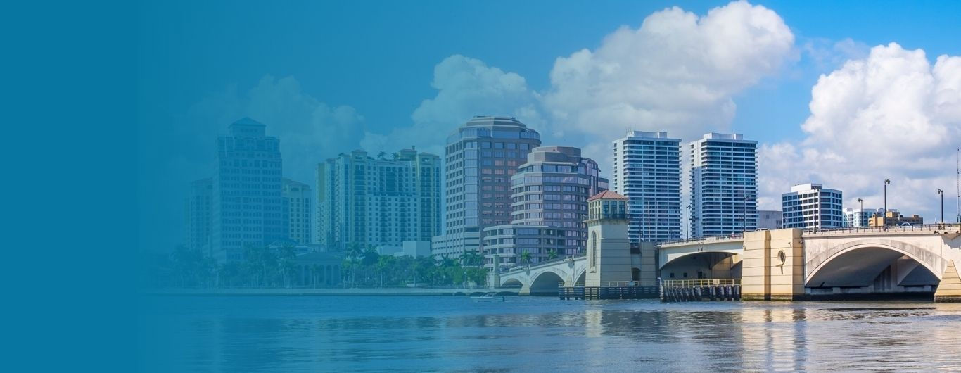 Palm Beach Florida skyline