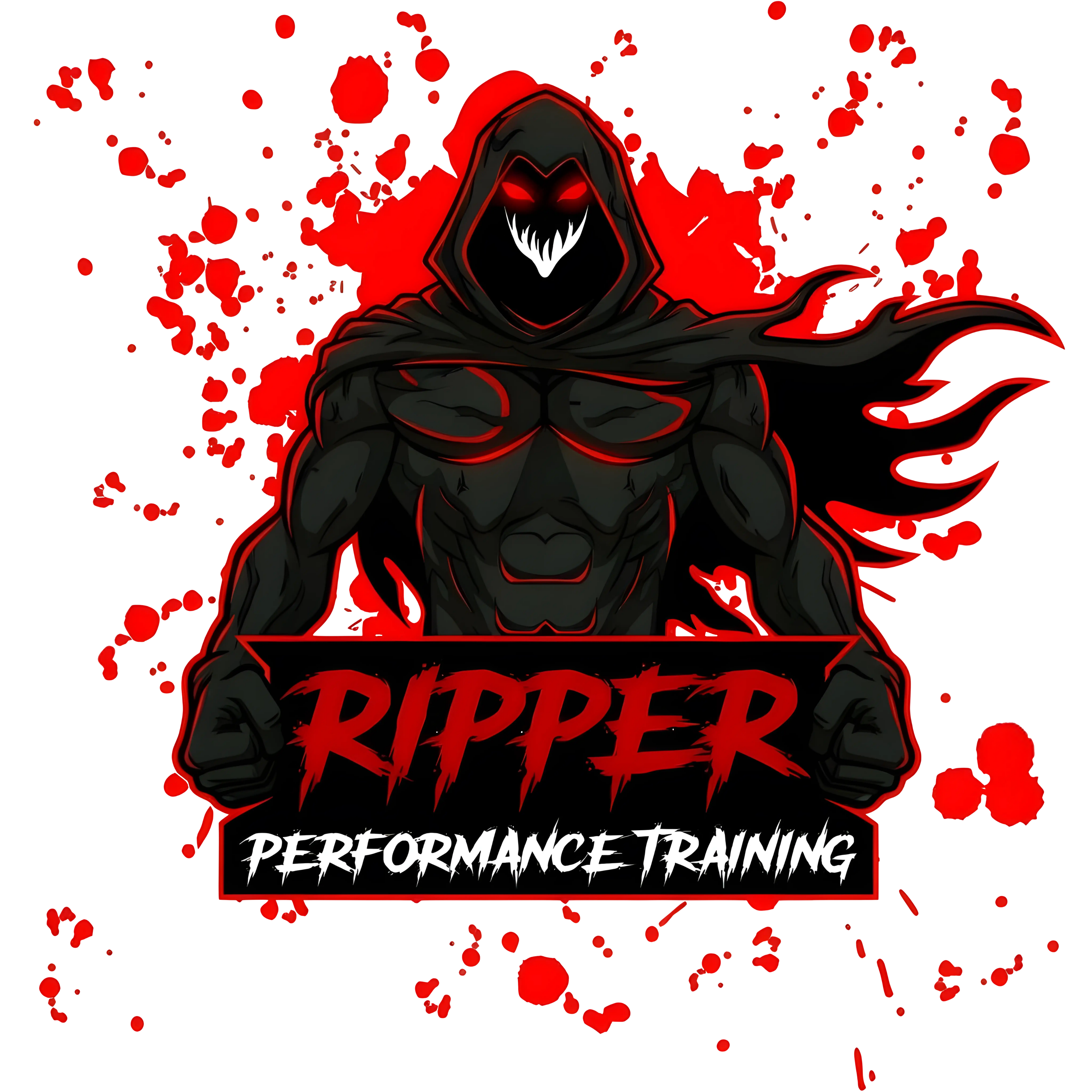 Ripper Performance Training with a sinister figure holding the banner. My Site 1 Copy