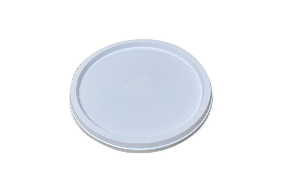 Tapa redonda plástica para envases