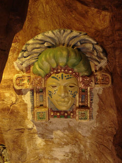 скульптура Маска индейца