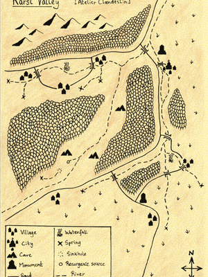 [Freebie] Karst Valley map