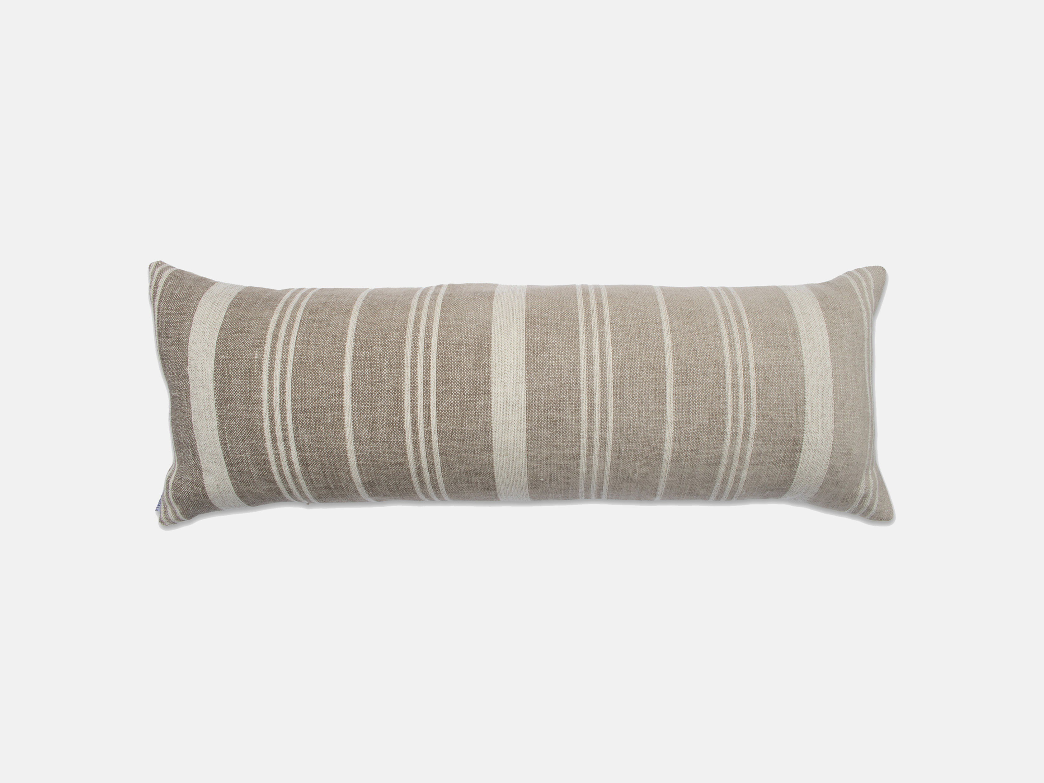 Aubrey Stripe Lumbar Cushion - Fawn