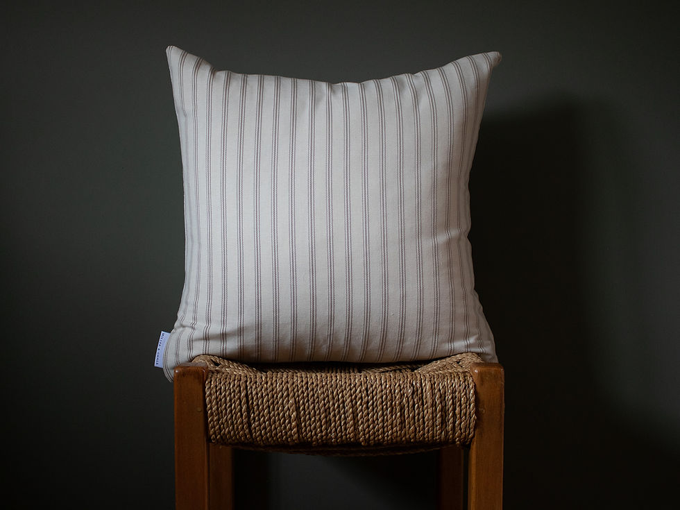 Thumbnail: Bradden Feather Cushion - Taupe