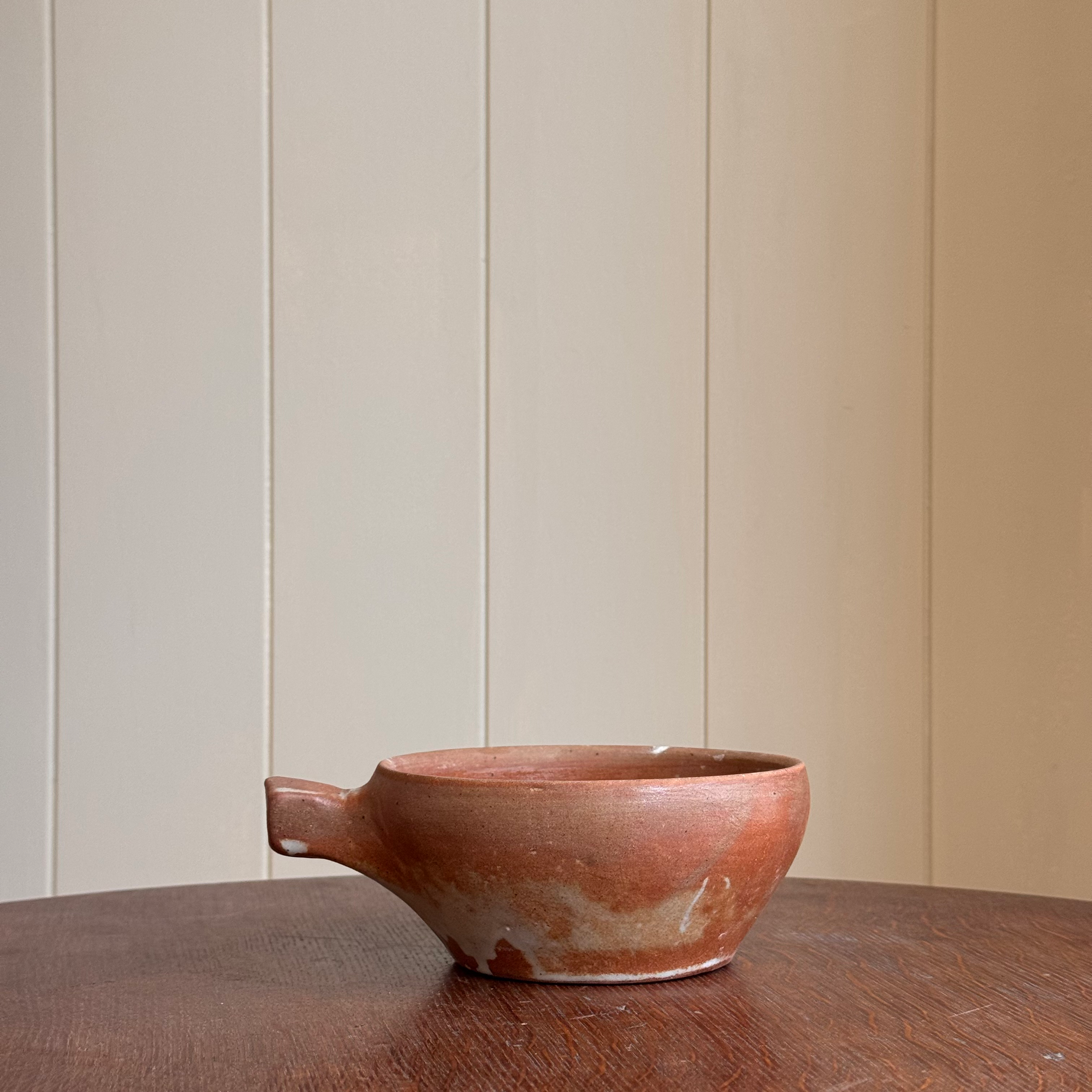 French Earthenware Handled Bowl