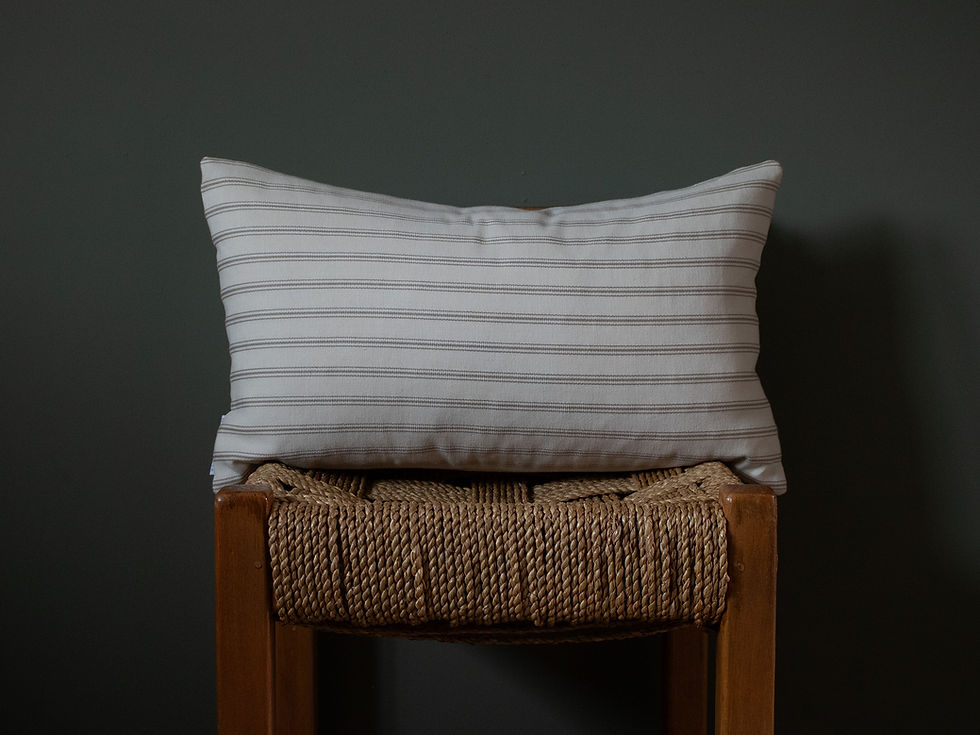 Thumbnail: Bradden Feather Cushion - Taupe