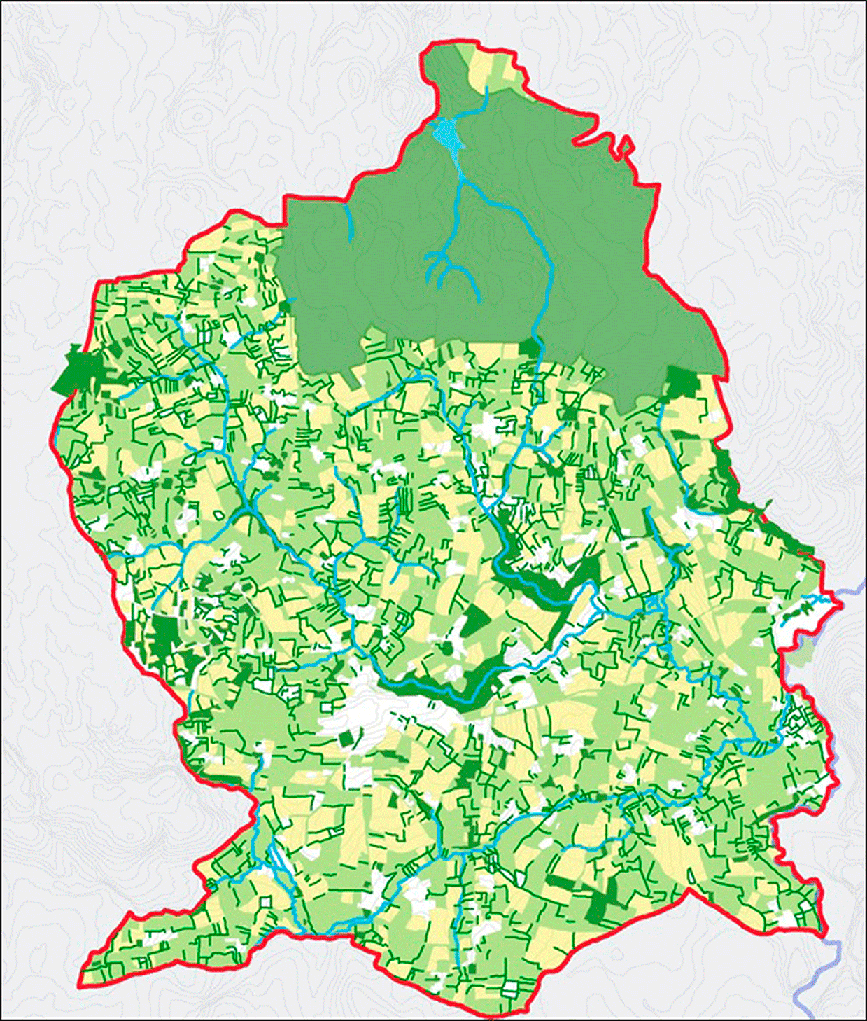 Bocage et parcelles clutivées