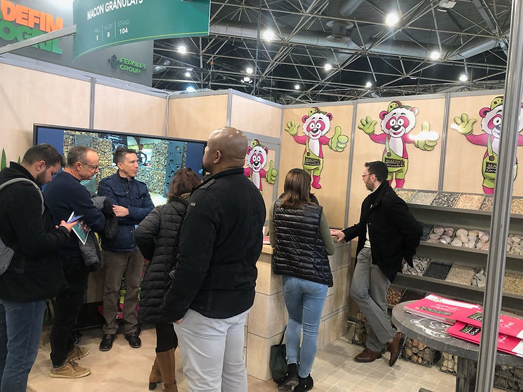Visite auprès de nos clients aux salons Paysalia et Rocalia
