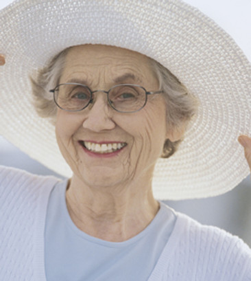 Grandma with a Sun Hat