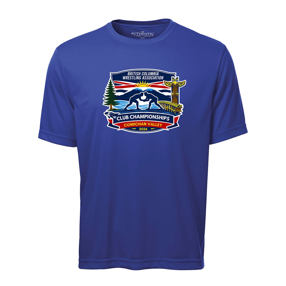 Thumbnail: BC Wrestling Provincials Short Sleeve Dry Fit Tee