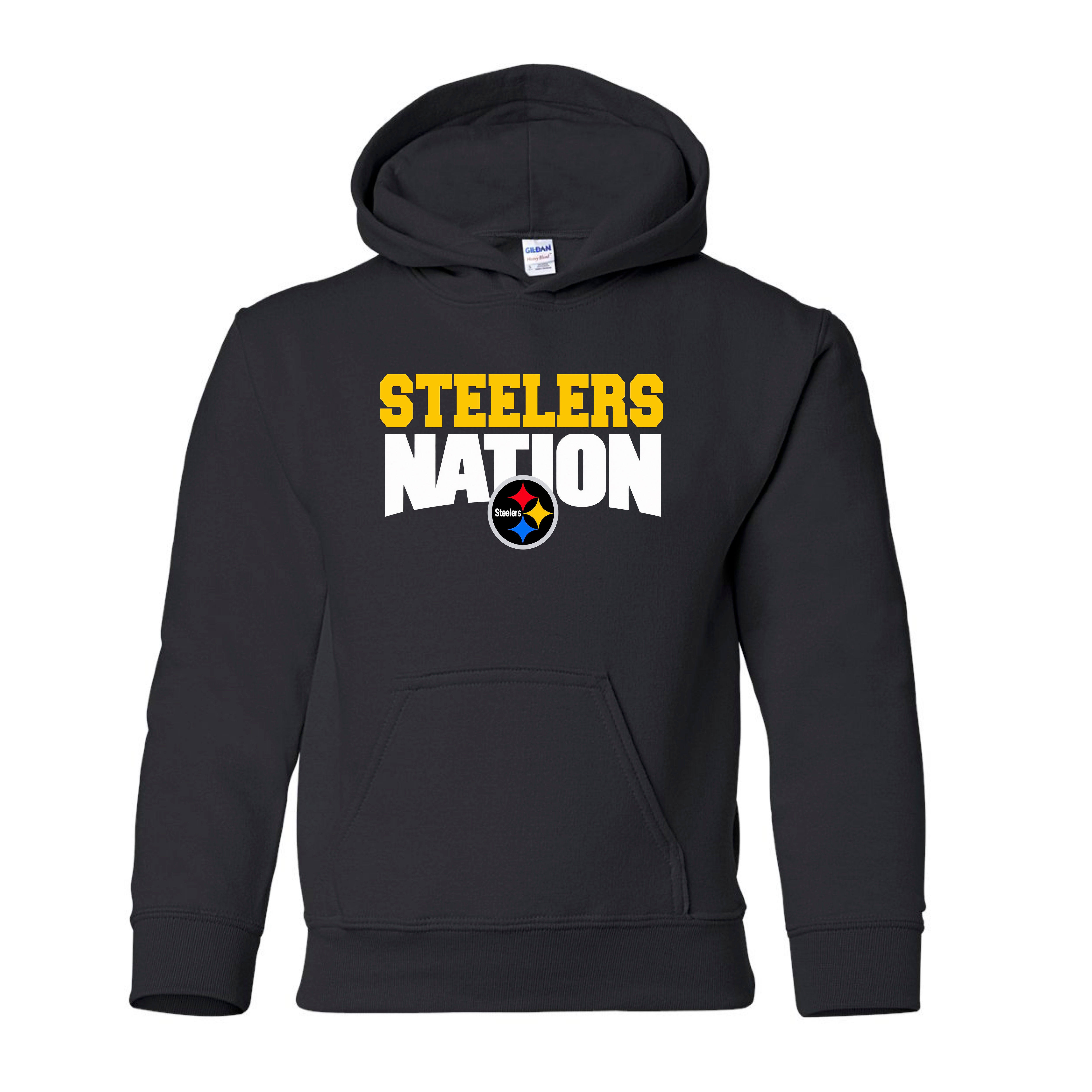 Steelers Nation Heavy Blend Youth Hoodie