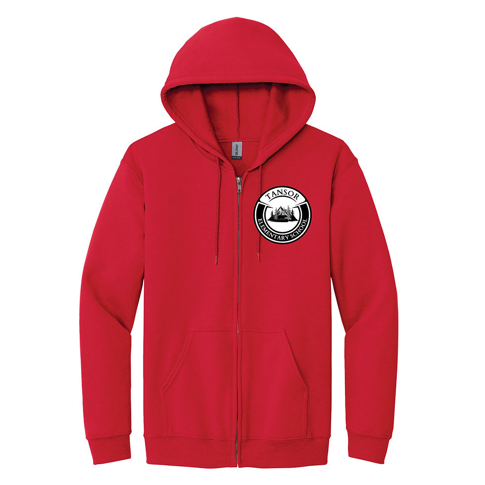 Thumbnail: Tansor Full Zip Adult Hooded Sweatshirt