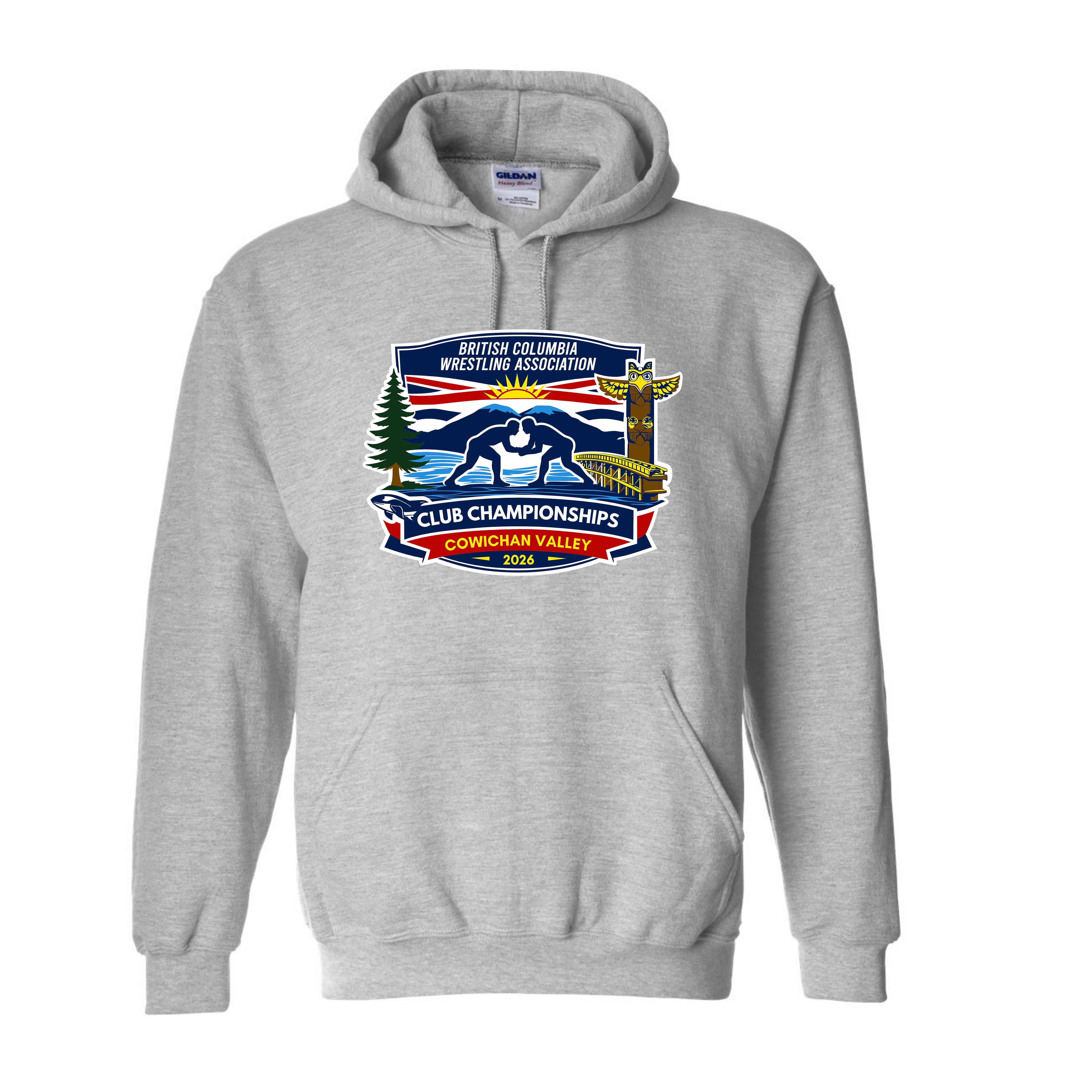 BC Wrestling Cotton Blend Hoodie
