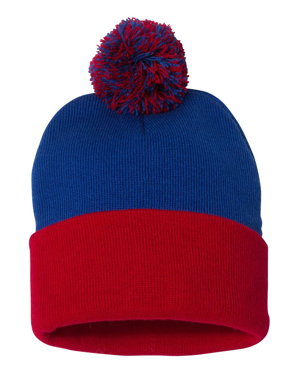 Thumbnail: Sportsman - 12" Pom-Pom Cuffed Beanie