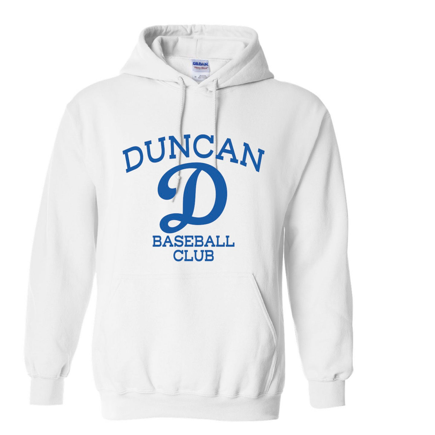 DB 'Duncan Baseball D' Heavy Blend Cotton Hoodie