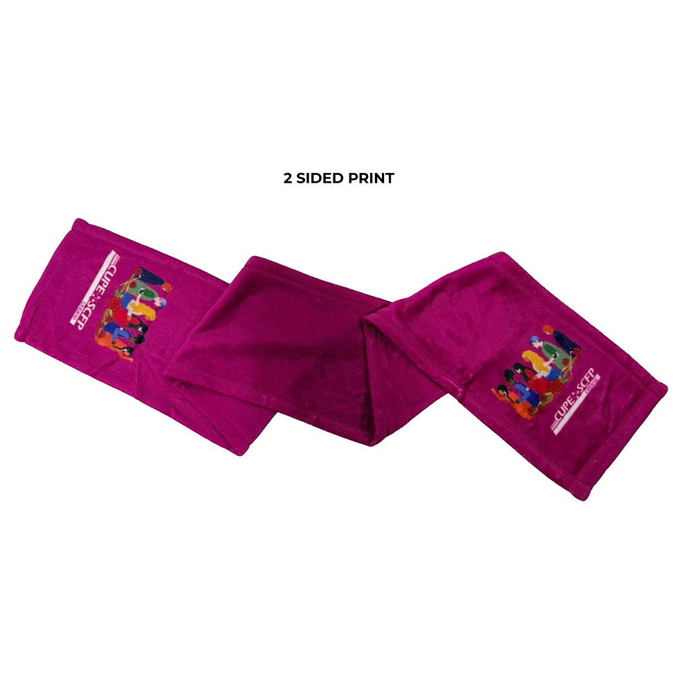 Thumbnail: Custom Team Scarves - Mink Flannel Fleece